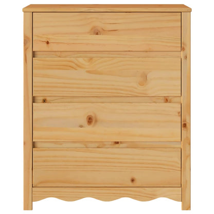 vidaXL Chest of Drawers Drammen Oak 76.5 x 40 x 91 cm Solid Pine wood