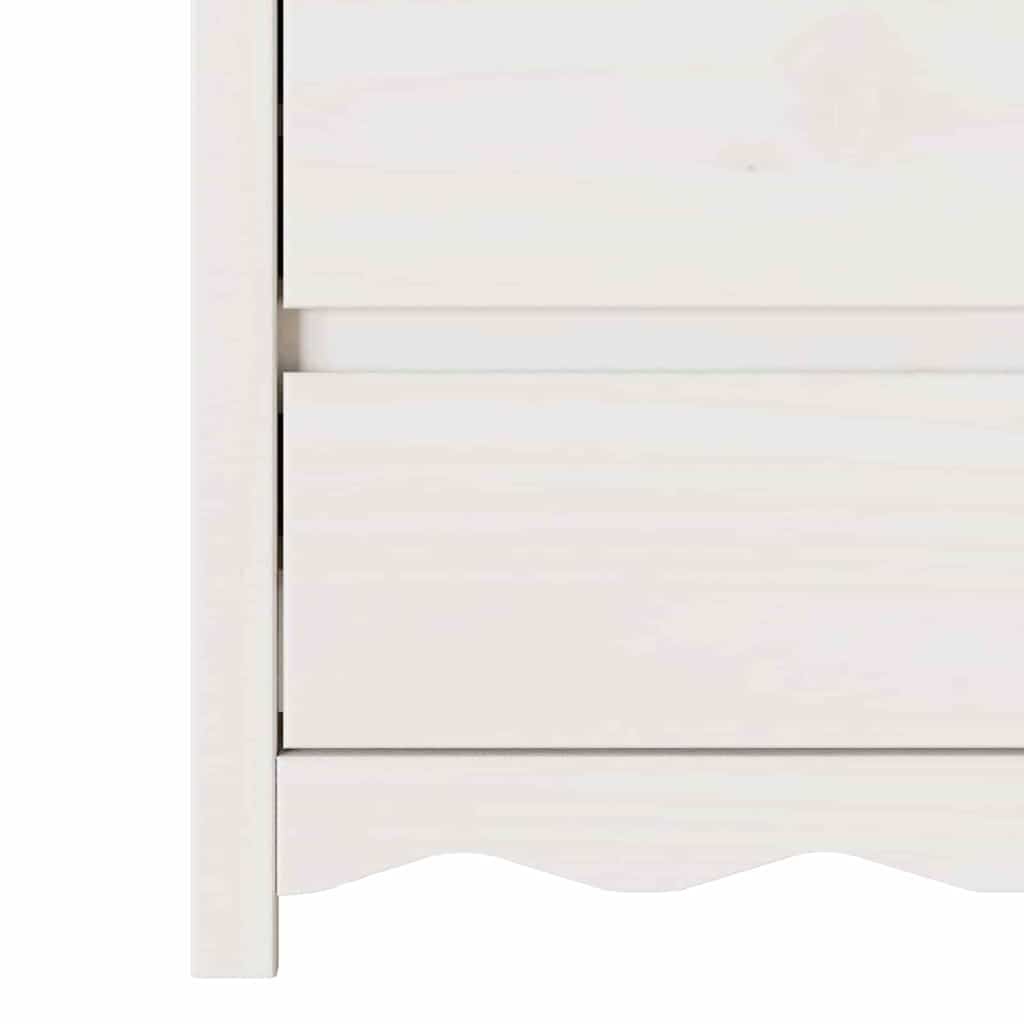 vidaXL Chest of Drawers with Drawer Drammen White 76.5 x 40 x 91 cm