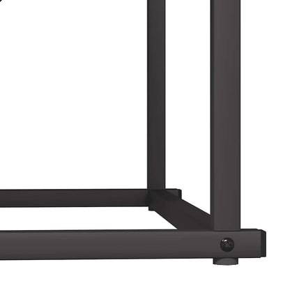 vidaXL Firewood Rack Black 70x43x34.5 cm Cold-rolled steel