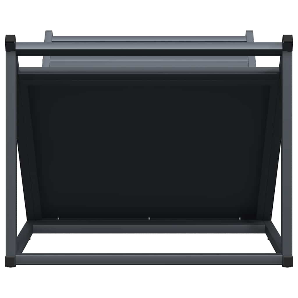 vidaXL Firewood Rack Anthracite 70x43x34.5 cm Cold-rolled steel