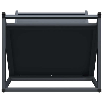 vidaXL Firewood Rack Anthracite 70x43x34.5 cm Cold-rolled steel