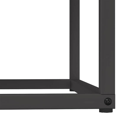 vidaXL Firewood Rack Black 69.5x35x81 cm Cold-rolled steel