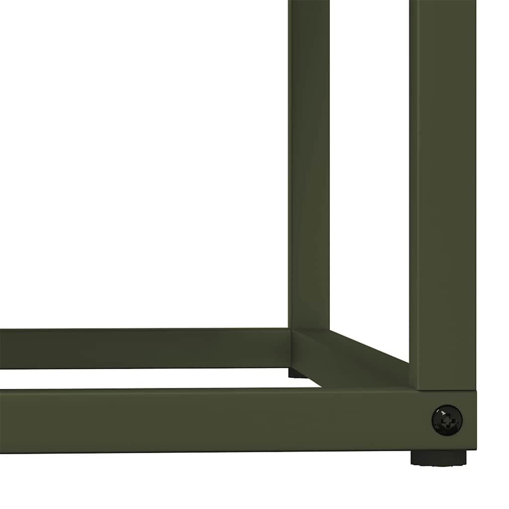 vidaXL Firewood Rack Olive Green 69.5x35x81 cm Cold-rolled steel