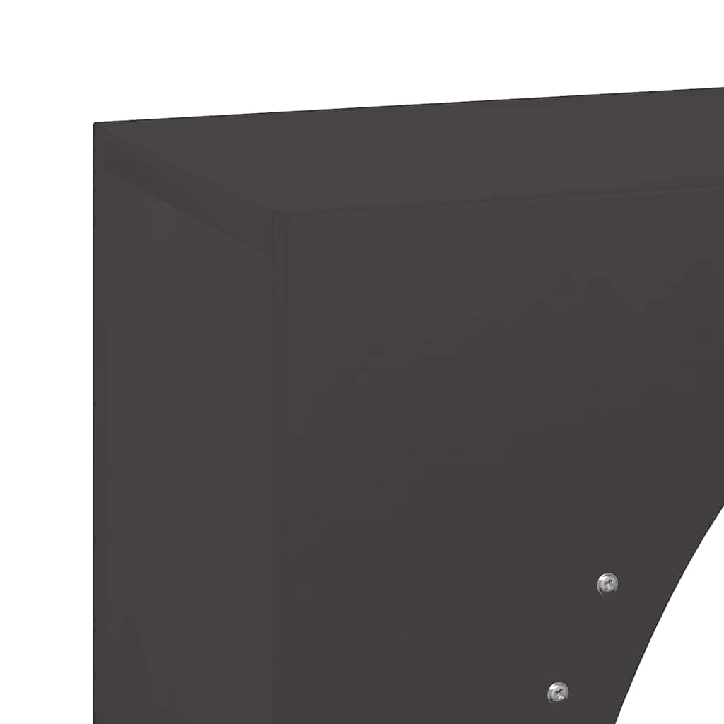 vidaXL Firewood Rack Black 50x23x100 cm Cold-rolled steel