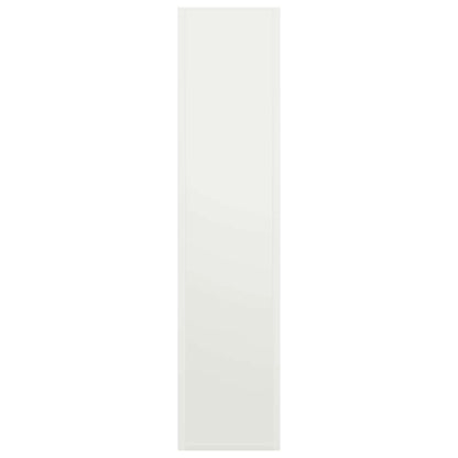 vidaXL Firewood Rack White 50x23x100 cm Cold-rolled steel
