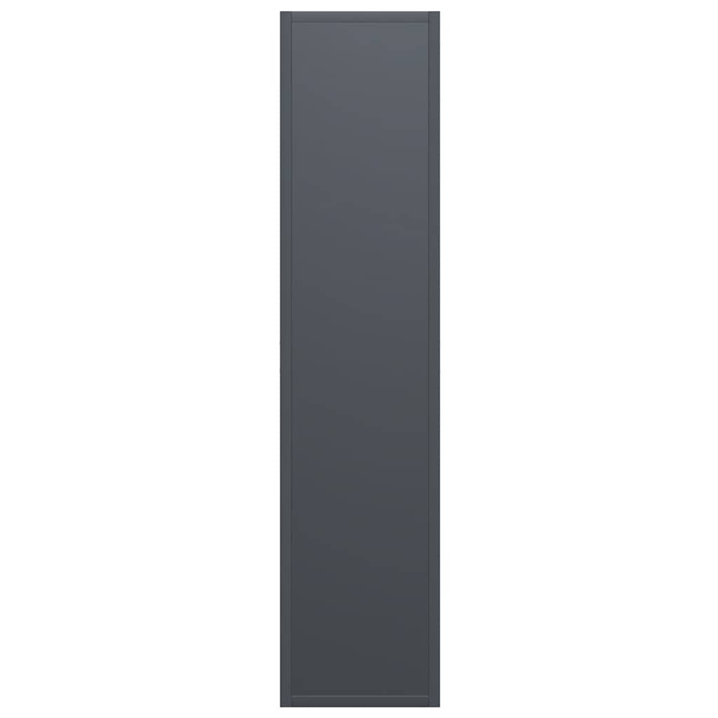 vidaXL Firewood Rack Anthracite 50x23x100 cm Cold-rolled steel