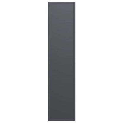 vidaXL Firewood Rack Anthracite 50x23x100 cm Cold-rolled steel