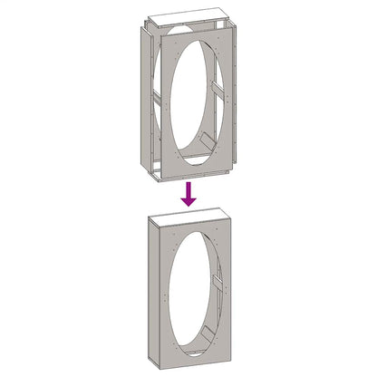 vidaXL Firewood Rack Anthracite 50x23x100 cm Cold-rolled steel