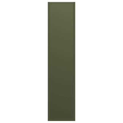 vidaXL Firewood Rack Olive Green 50x23x100 cm Cold-rolled steel