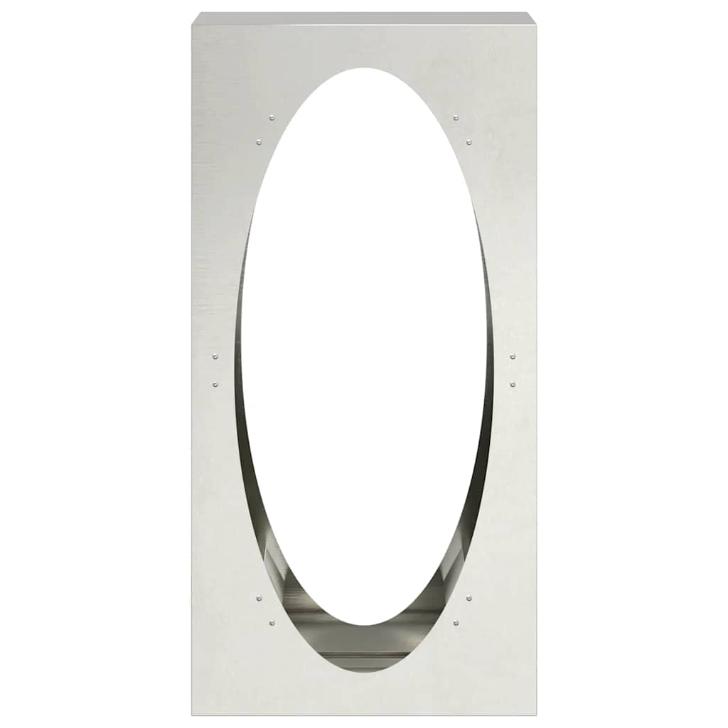 vidaXL Firewood Rack 50x23x100 cm Stainless Steel