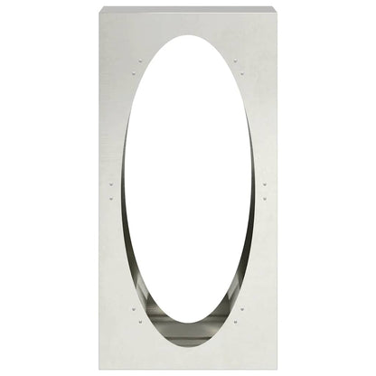 vidaXL Firewood Rack 50x23x100 cm Stainless Steel