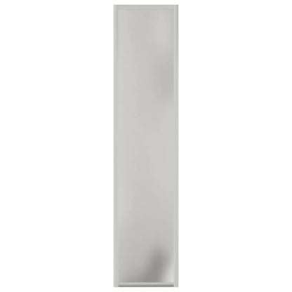 vidaXL Firewood Rack 50x23x100 cm Stainless Steel