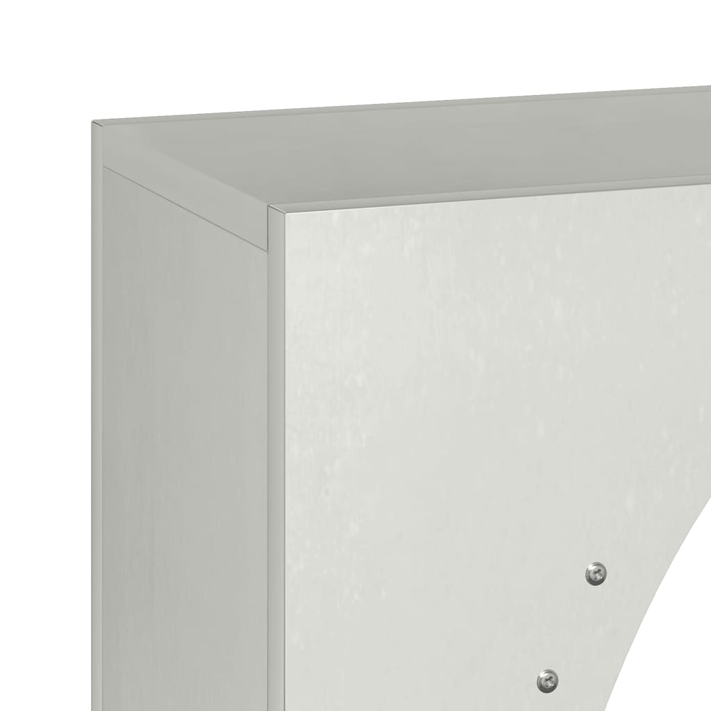vidaXL Firewood Rack 50x23x100 cm Stainless Steel