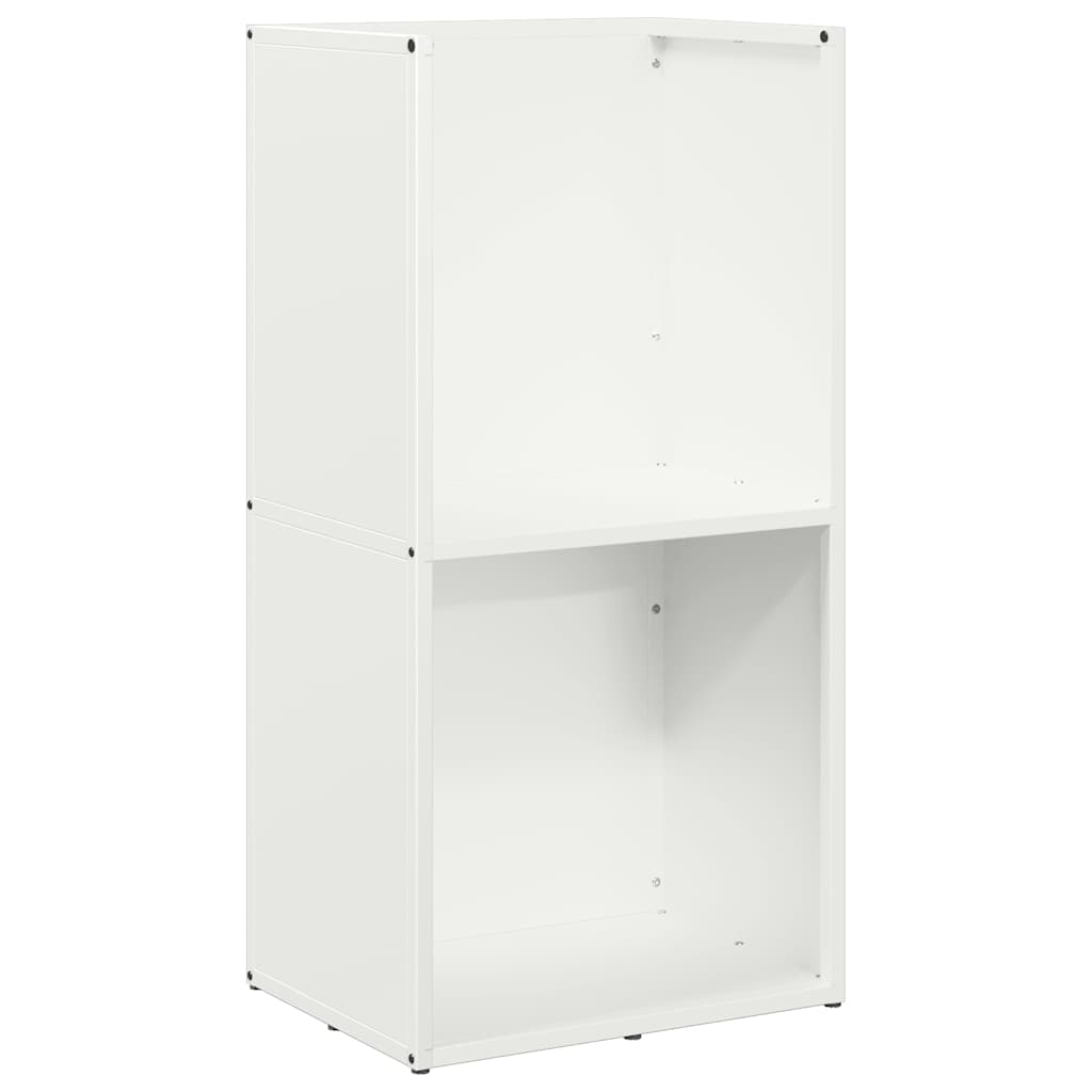 vidaXL Firewood Rack White 40x30x80 cm Cold-rolled steel