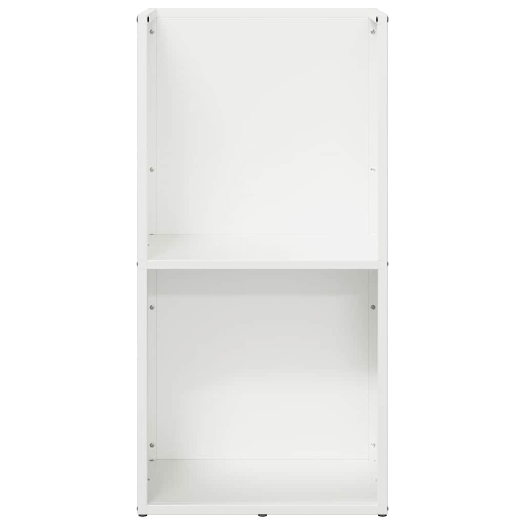 vidaXL Firewood Rack White 40x30x80 cm Cold-rolled steel