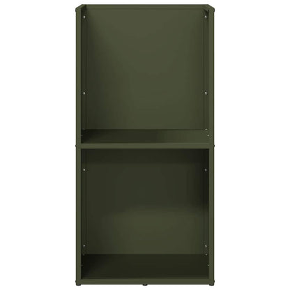 vidaXL Firewood Rack Olive Green 40x30x80 cm Cold-rolled steel