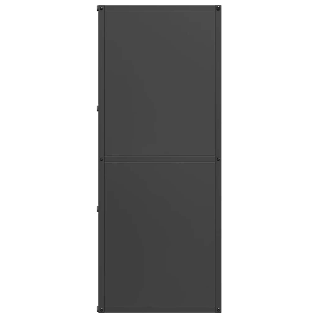 vidaXL Firewood Rack Black 40x30x75 cm Cold-rolled steel