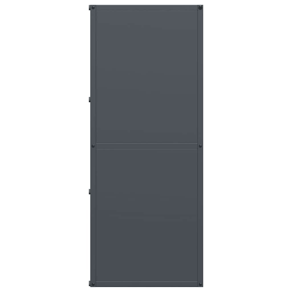 vidaXL Firewood Rack Anthracite 40x30x75 cm Cold-rolled steel