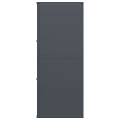 vidaXL Firewood Rack Anthracite 40x30x75 cm Cold-rolled steel