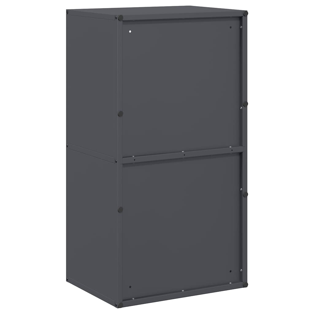 vidaXL Firewood Rack Anthracite 40x30x75 cm Cold-rolled steel