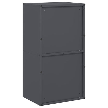 vidaXL Firewood Rack Anthracite 40x30x75 cm Cold-rolled steel