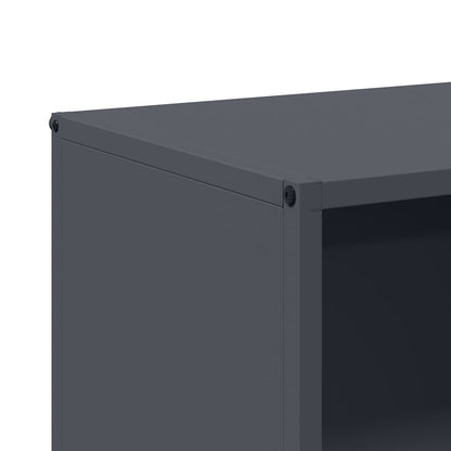 vidaXL Firewood Rack Anthracite 40x30x75 cm Cold-rolled steel