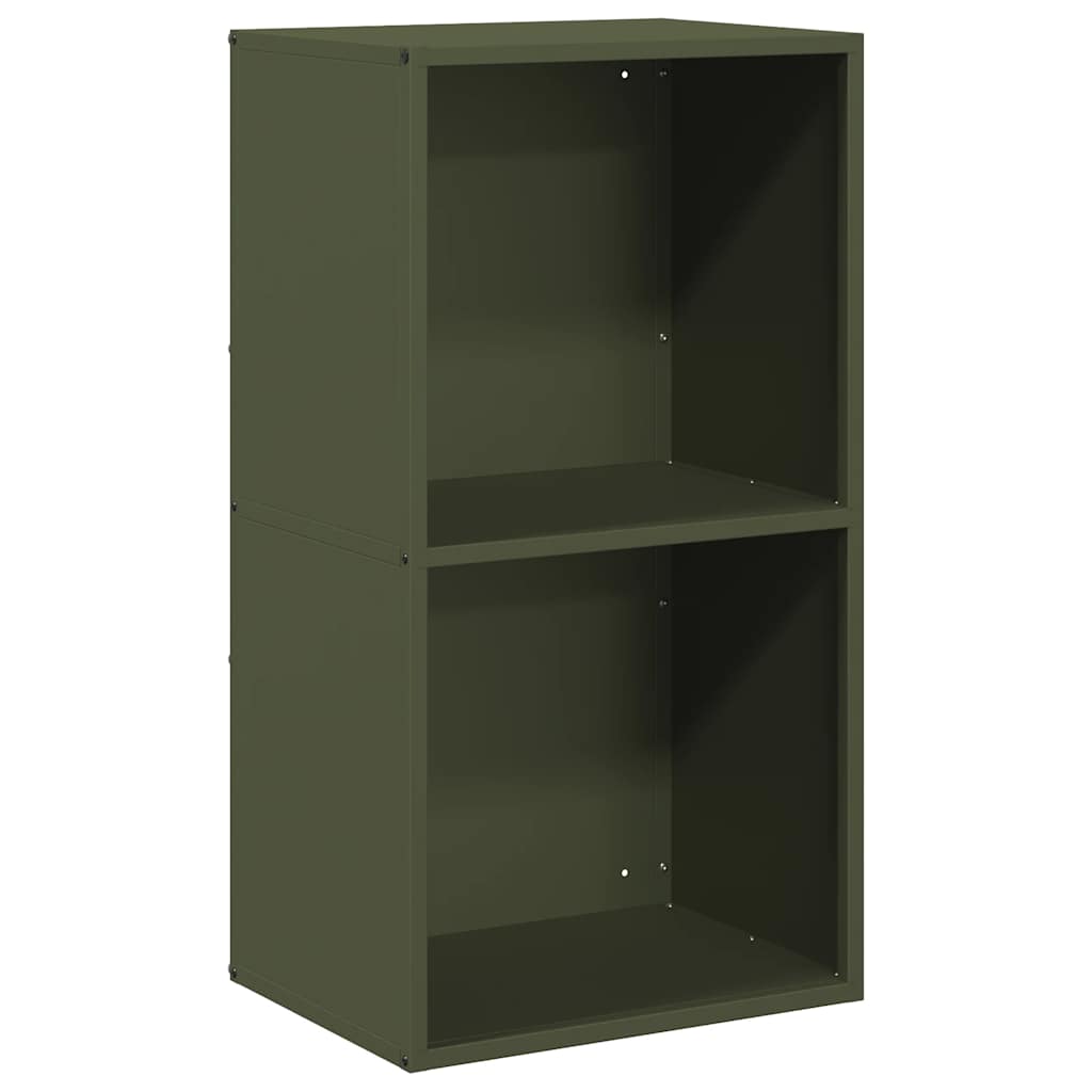 vidaXL Firewood Rack Olive Green 40x30x75 cm Cold-rolled steel