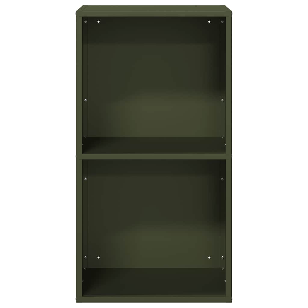 vidaXL Firewood Rack Olive Green 40x30x75 cm Cold-rolled steel