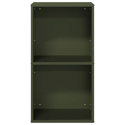 vidaXL Firewood Rack Olive Green 40x30x75 cm Cold-rolled steel