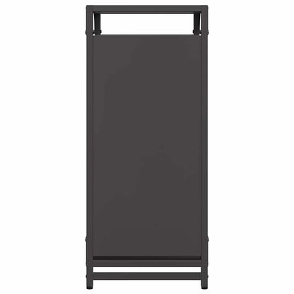 vidaXL Firewood Rack Black 44x28x65 cm Cold-rolled steel