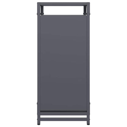 vidaXL Firewood Rack Anthracite 44x28x65 cm Cold-rolled steel