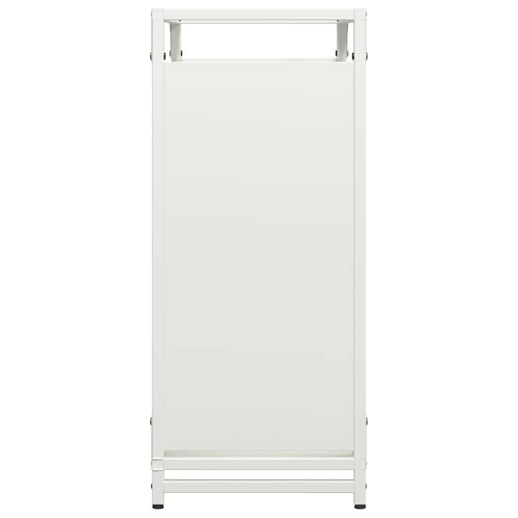 vidaXL Firewood Rack White 60x28x65 cm Cold-rolled steel