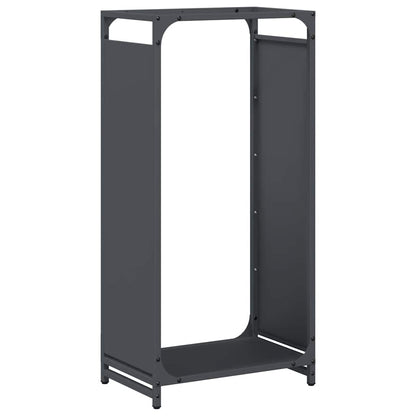 vidaXL Firewood Rack Anthracite 44x28x90 cm Cold-rolled steel