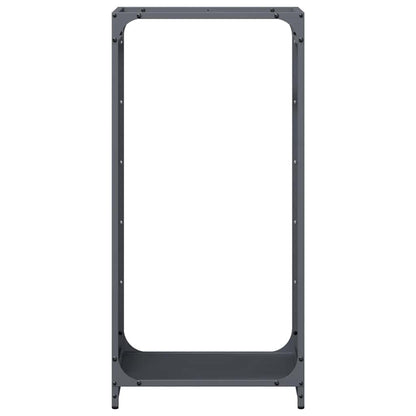 vidaXL Firewood Rack Anthracite 44x28x90 cm Cold-rolled steel