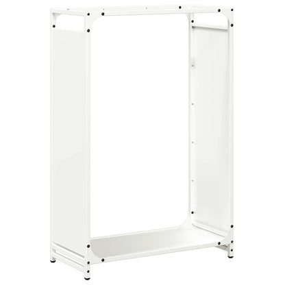 vidaXL Firewood Rack White 60x28x90 cm Cold-rolled steel