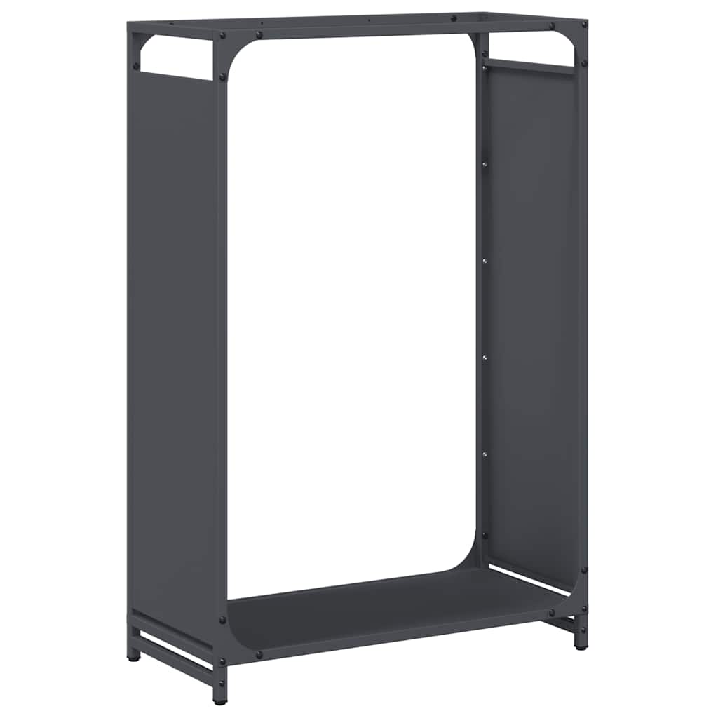 vidaXL Firewood Rack Anthracite 60x28x90 cm Cold-rolled steel