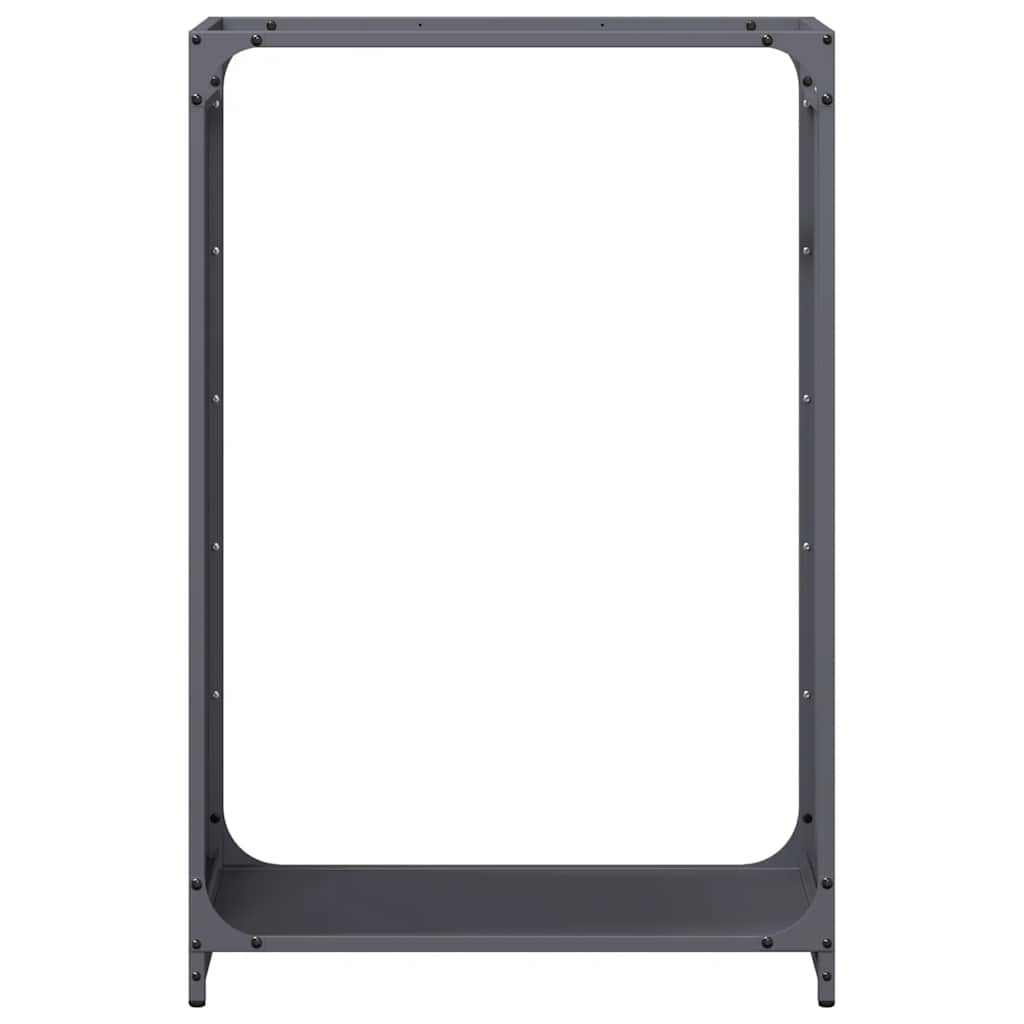 vidaXL Firewood Rack Anthracite 60x28x90 cm Cold-rolled steel