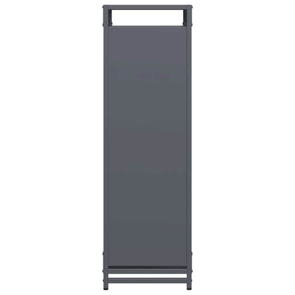 vidaXL Firewood Rack Anthracite 60x28x90 cm Cold-rolled steel