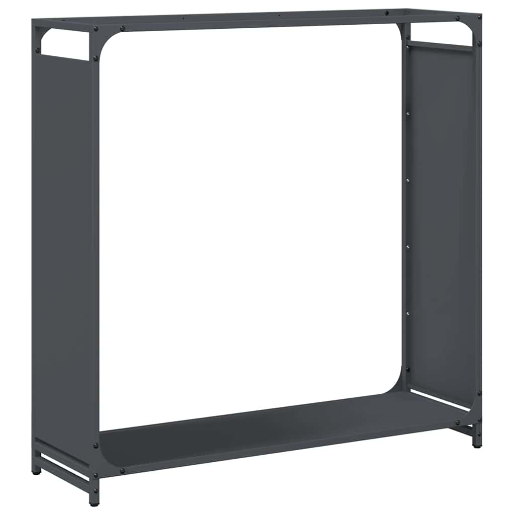 vidaXL Firewood Rack Anthracite 90x28x90 cm Cold-rolled steel