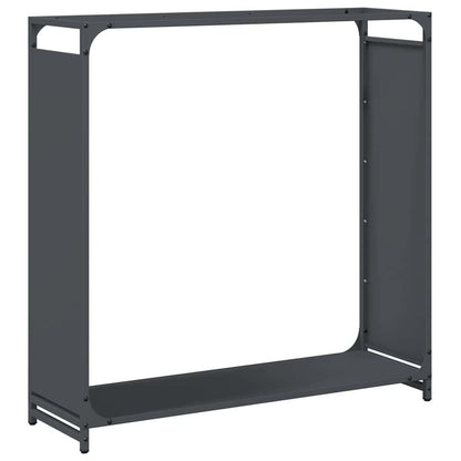 vidaXL Firewood Rack Anthracite 90x28x90 cm Cold-rolled steel