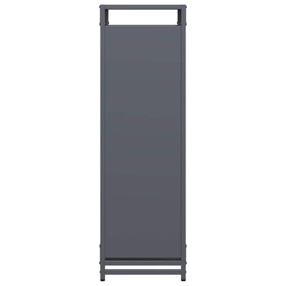vidaXL Firewood Rack Anthracite 90x28x90 cm Cold-rolled steel