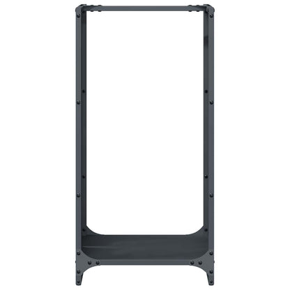 vidaXL Firewood Rack Anthracite 40x30x80 cm Cold-rolled steel