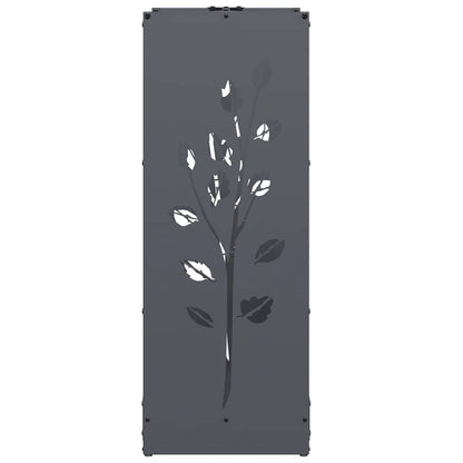 vidaXL Firewood Rack Anthracite 40x30x80 cm Cold-rolled steel