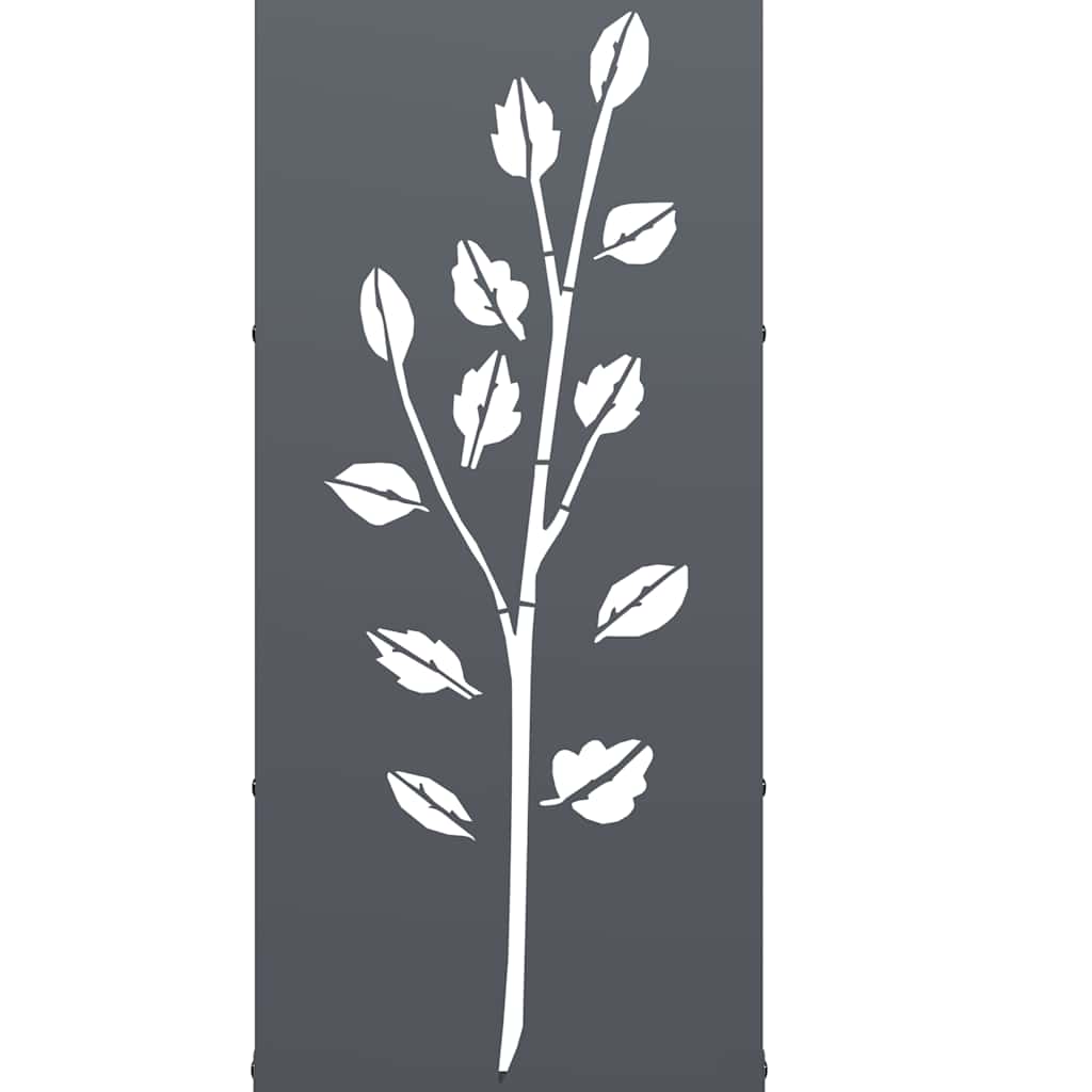 vidaXL Firewood Rack Anthracite 40x30x80 cm Cold-rolled steel