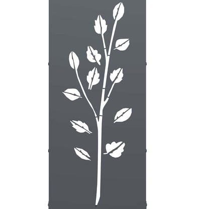 vidaXL Firewood Rack Anthracite 40x30x80 cm Cold-rolled steel