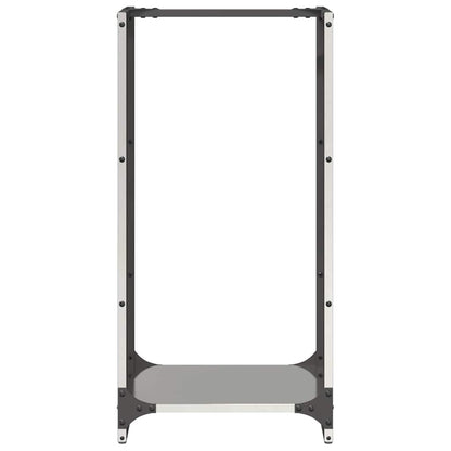 vidaXL Firewood Rack 40x30x80 cm Stainless Steel