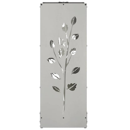 vidaXL Firewood Rack 40x30x80 cm Stainless Steel