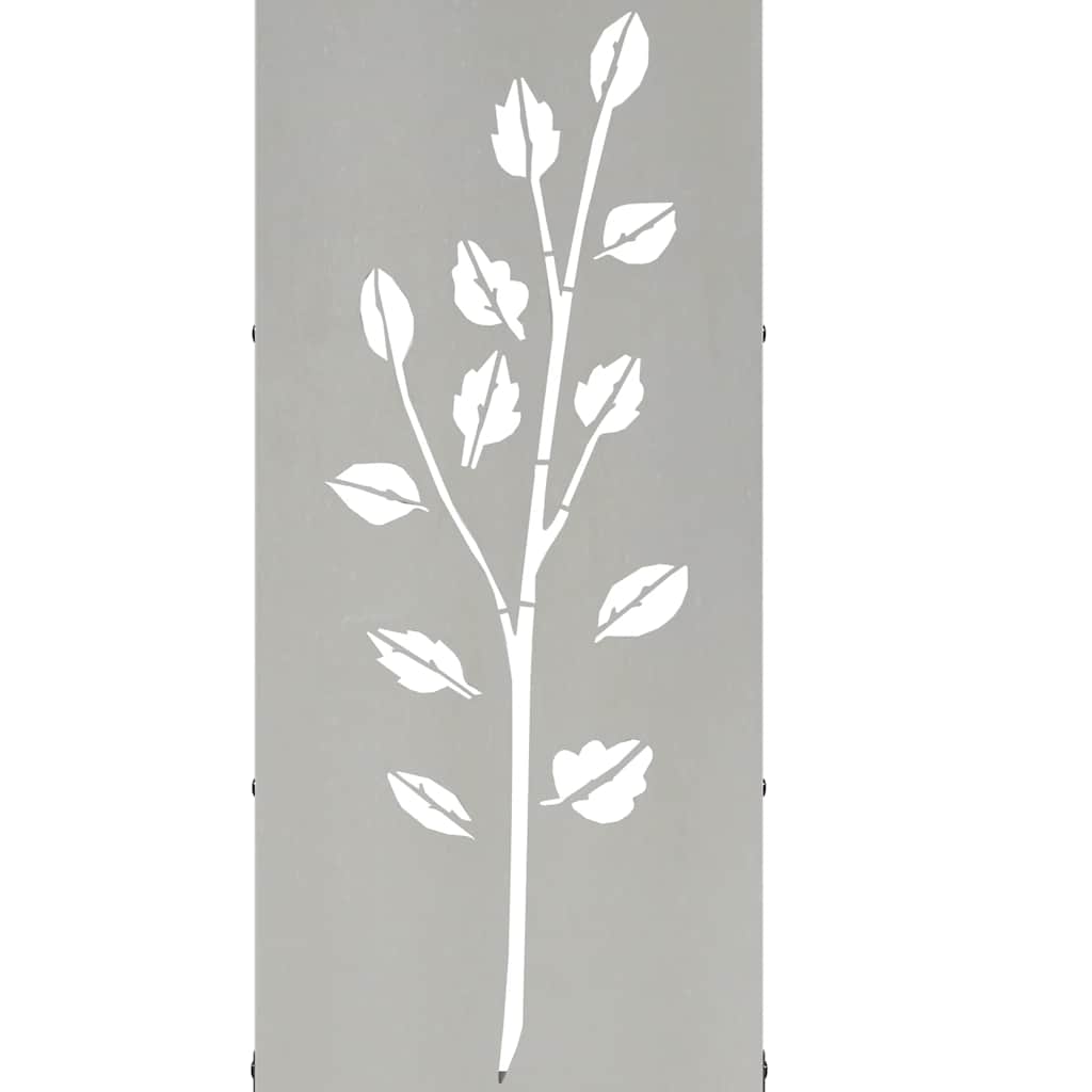vidaXL Firewood Rack 40x30x80 cm Stainless Steel