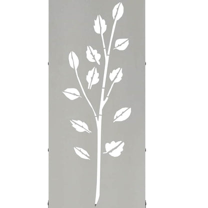vidaXL Firewood Rack 40x30x80 cm Stainless Steel