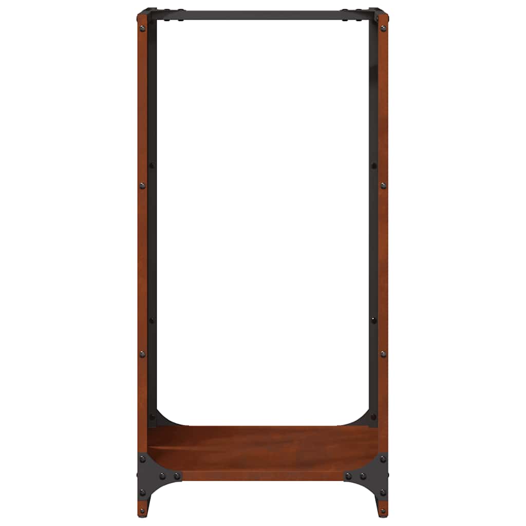 vidaXL Firewood Rack 40x30x80 cm Weathering Steel
